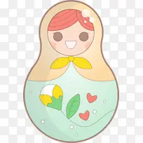 五颜六色的俄罗斯娃娃 水彩画 颜料-空若网 五颜六色的俄罗斯娃娃 水彩画 颜料-空若网