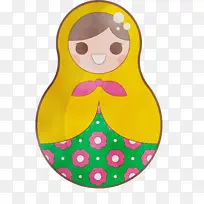彩色俄罗斯娃娃 水彩 油漆-空若网 彩色俄罗斯娃娃 水彩 油漆-空若网