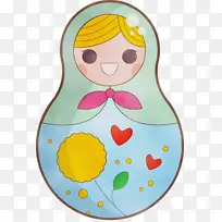 彩色俄罗斯娃娃 水彩 油漆-空若网 彩色俄罗斯娃娃 水彩 油漆-空若网