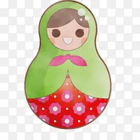 彩色俄罗斯娃娃 水彩 油漆-空若网 彩色俄罗斯娃娃 水彩 油漆-空若网