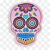 骷髅 墨西哥 水彩画-空若网 骷髅 墨西哥 水彩画-空若网