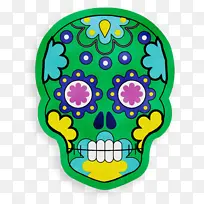 骷髅 墨西哥 水彩画-空若网 骷髅 墨西哥 水彩画-空若网