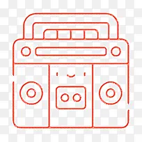 音乐和多媒体图标 角度 线-空若网 音乐和多媒体图标 角度 线-空若网