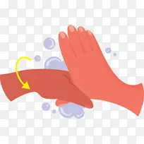 洗手 手模型 线-空若网 洗手 手模型 线-空若网