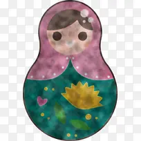 彩色俄罗斯娃娃 圣诞饰品 紫色-空若网 彩色俄罗斯娃娃 圣诞饰品 紫色-空若网