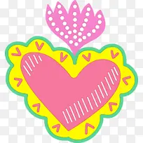 心形 水彩画 油漆-空若网 心形 水彩画 油漆-空若网