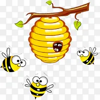 欧洲黑蜂 昆虫 蜂巢-空若网 欧洲黑蜂 昆虫 蜂巢-空若网