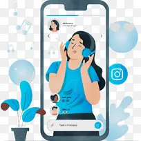 社交媒体 水彩 油漆-空若网 社交媒体 水彩 油漆-空若网