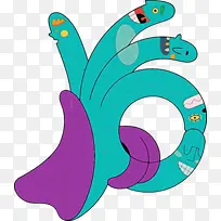 线条艺术 扇形艺术 卡通-空若网 线条艺术 扇形艺术 卡通-空若网