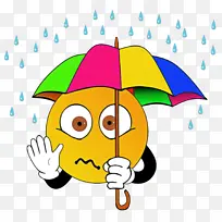 雨伞 投影屏幕 风暴-空若网 雨伞 投影屏幕 风暴-空若网