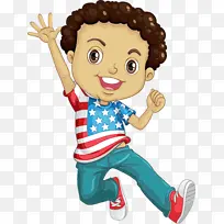 快乐的孩子 水彩画 颜料-空若网 快乐的孩子 水彩画 颜料-空若网