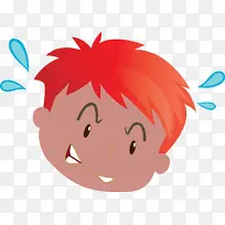 快乐的孩子 花 额头-空若网 快乐的孩子 花 额头-空若网