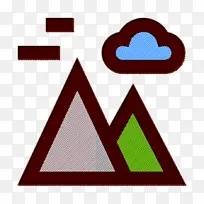 地理图标 山脉图标 三角形-空若网 地理图标 山脉图标 三角形-空若网