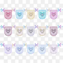 墨西哥彩旗 线 点-空若网 墨西哥彩旗 线 点-空若网