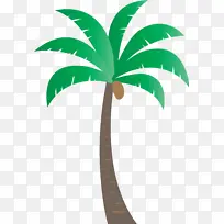 棕榈树 海滩 卡通树-空若网 棕榈树 海滩 卡通树-空若网