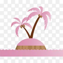 棕榈树 海滩 卡通树-空若网 棕榈树 海滩 卡通树-空若网