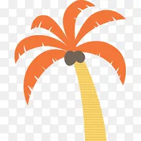 棕榈树 海滩 卡通树-空若网 棕榈树 海滩 卡通树-空若网