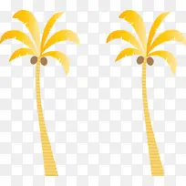 棕榈树 海滩 卡通树-空若网 棕榈树 海滩 卡通树-空若网