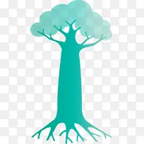 卡通树 抽象树 关节-空若网 卡通树 抽象树 关节-空若网