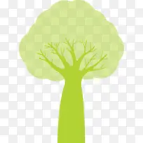 卡通树 抽象树 植物茎-空若网 卡通树 抽象树 植物茎-空若网