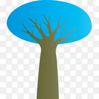 卡通树 抽象树 水鸭-空若网 卡通树 抽象树 水鸭-空若网