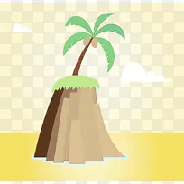棕榈树 海滩 卡通树-空若网 棕榈树 海滩 卡通树-空若网