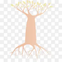 卡通树 抽象树 水彩-空若网 卡通树 抽象树 水彩-空若网