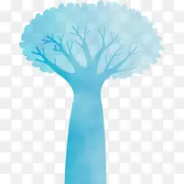 卡通树 抽象树 水彩-空若网 卡通树 抽象树 水彩-空若网
