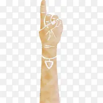 手 手指 水彩画-空若网 手 手指 水彩画-空若网