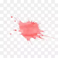 水彩画.水彩红-空若网 水彩画.水彩红-空若网