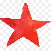 红色水彩画明星水彩画-空若网 红色水彩画明星水彩画-空若网