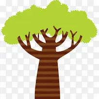 抽象树 卡通树 花-空若网 抽象树 卡通树 花-空若网