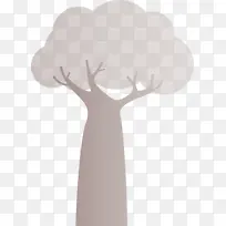 抽象树 卡通树 紫色-空若网 抽象树 卡通树 紫色-空若网