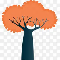 抽象树 卡通树 树干-空若网 抽象树 卡通树 树干-空若网