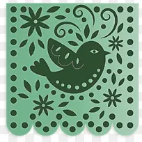 墨西哥彩旗 视觉艺术 水彩画-空若网 墨西哥彩旗 视觉艺术 水彩画-空若网