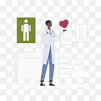 医生 卡通医生 水彩画-空若网 医生 卡通医生 水彩画-空若网