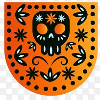 墨西哥彩旗 水彩画 视觉艺术-空若网 墨西哥彩旗 水彩画 视觉艺术-空若网