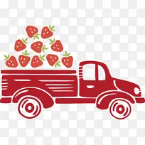 草莓卡车 秋天 水果-空若网 草莓卡车 秋天 水果-空若网