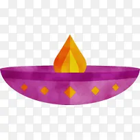 快乐排灯节 水彩画 颜料-空若网 快乐排灯节 水彩画 颜料-空若网