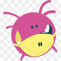 卡通怪兽 可爱的怪兽 鼻子-空若网 卡通怪兽 可爱的怪兽 鼻子-空若网