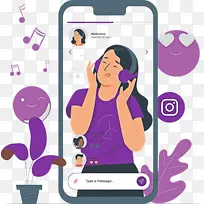 社交媒体 博客 徽标-空若网 社交媒体 博客 徽标-空若网