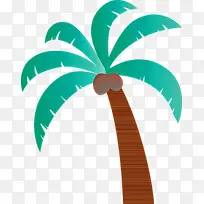 棕榈树 海滩 卡通树-空若网 棕榈树 海滩 卡通树-空若网