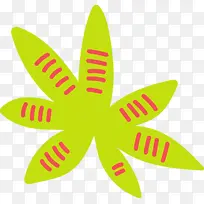 抽象热带叶 抽象叶 水彩画-空若网 抽象热带叶 抽象叶 水彩画-空若网