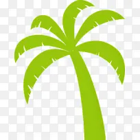 棕榈树 海滩 卡通树-空若网 棕榈树 海滩 卡通树-空若网