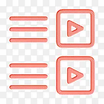 线框图标 用户界面图标 多媒体-空若网 线框图标 用户界面图标 多媒体-空若网