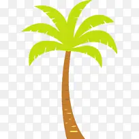 棕榈树 海滩 卡通树-空若网 棕榈树 海滩 卡通树-空若网