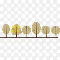 卡通树 抽象树 水彩-空若网 卡通树 抽象树 水彩-空若网