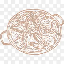 西班牙菜 水彩画 油漆-空若网 西班牙菜 水彩画 油漆-空若网