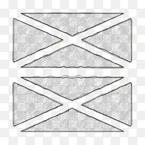 线框图标 用户界面图标 三角形-空若网 线框图标 用户界面图标 三角形-空若网