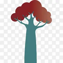 卡通树 抽象树 绘画-空若网 卡通树 抽象树 绘画-空若网
